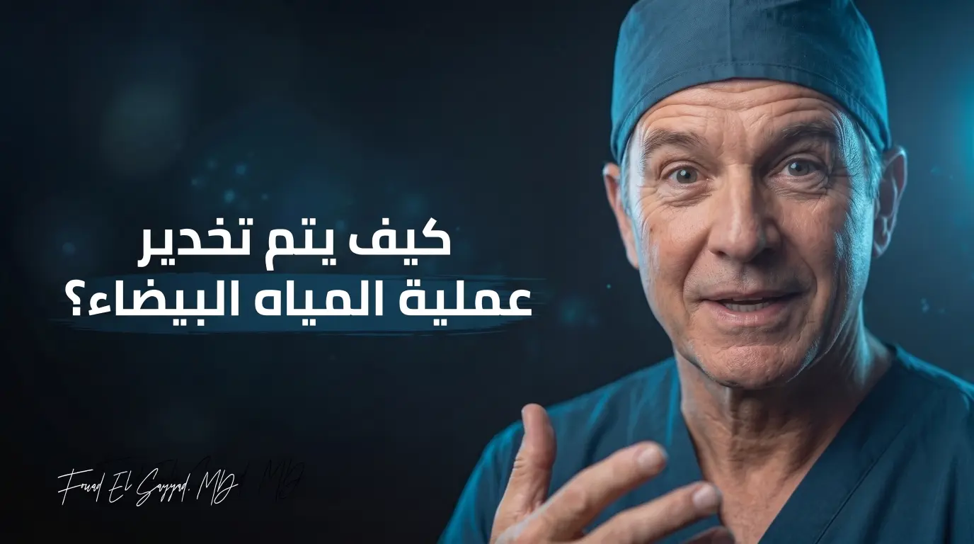 كيف يتم تخدير عملية المياه البيضاء؟