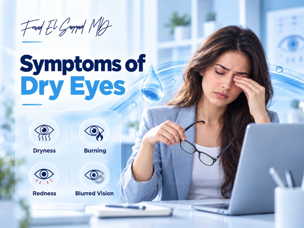 Symptoms of dry eyes