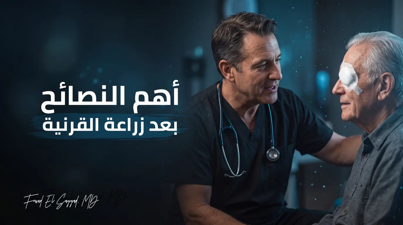 اهم النصائح بعد زراعة القرنية