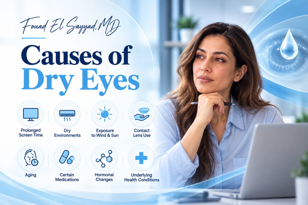 Causes of dry eyes