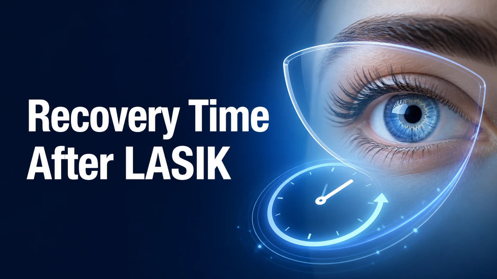 Recovery time after LASIK