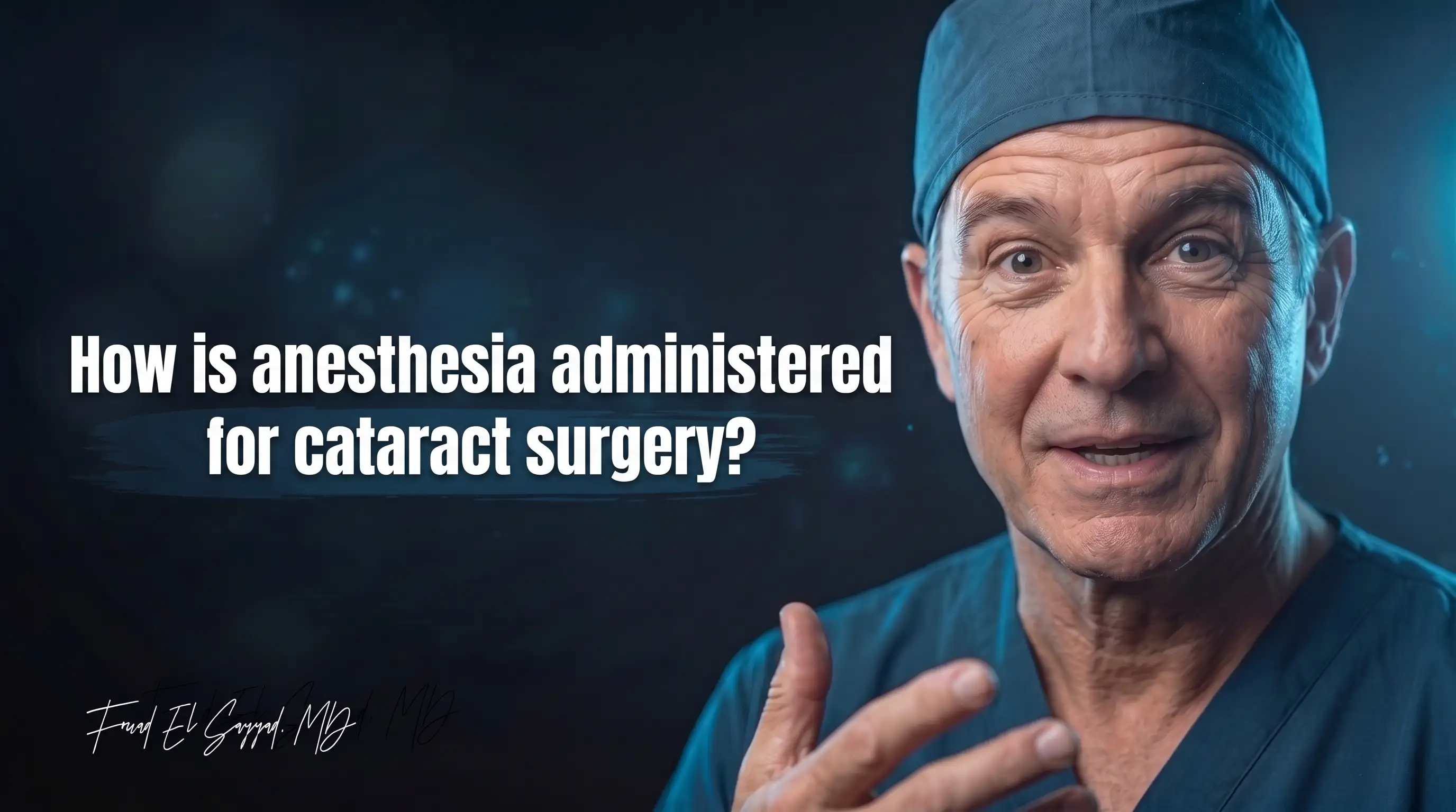 Anaesthesia for Cataract Surgery: Block, Drops, Sedation or General?